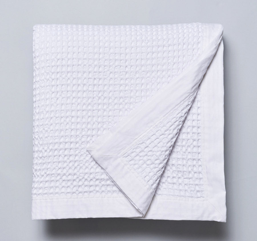 Cotton Waffle Blanket Range White – Manchester Warehouse