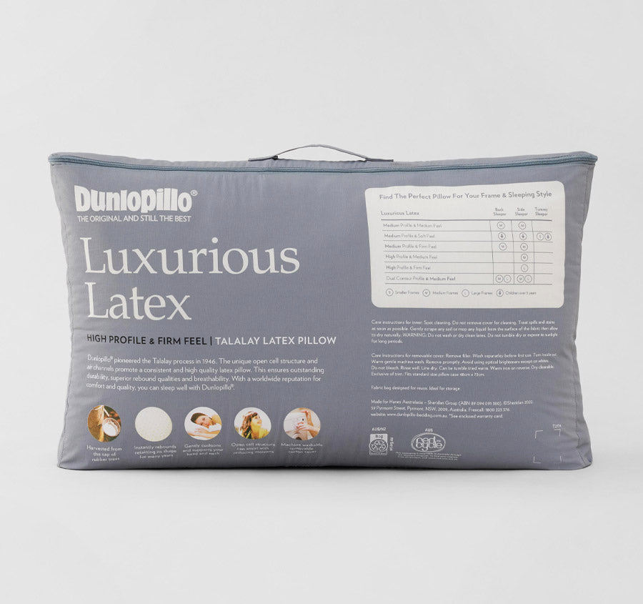 High profile latex sales pillow