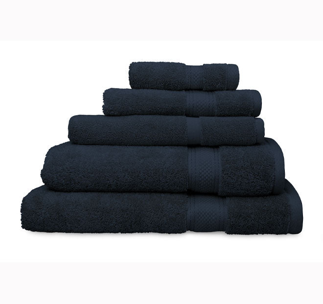 Navy 2025 bath sheets