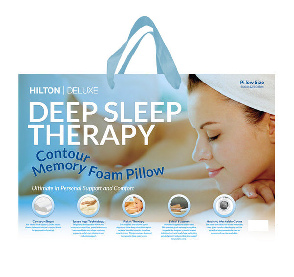 Hilton relax therapy memory foam pillow hotsell