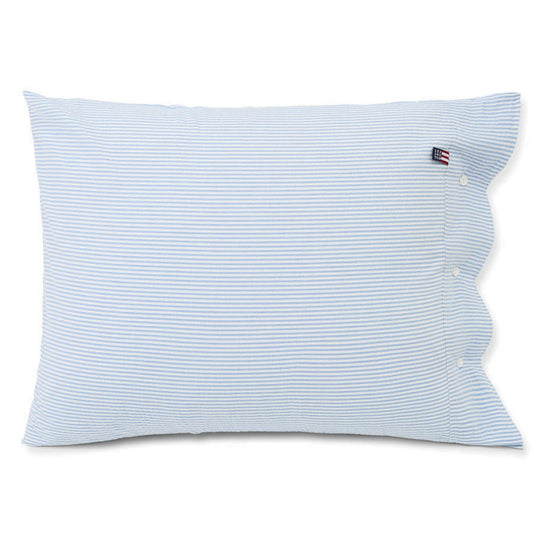 American Pin Point Oxford Quilt Cover Set Range Blue and White