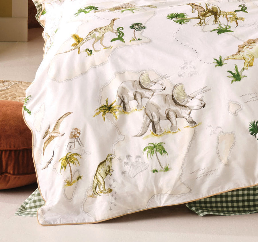 Dinosaur quilt cover set online