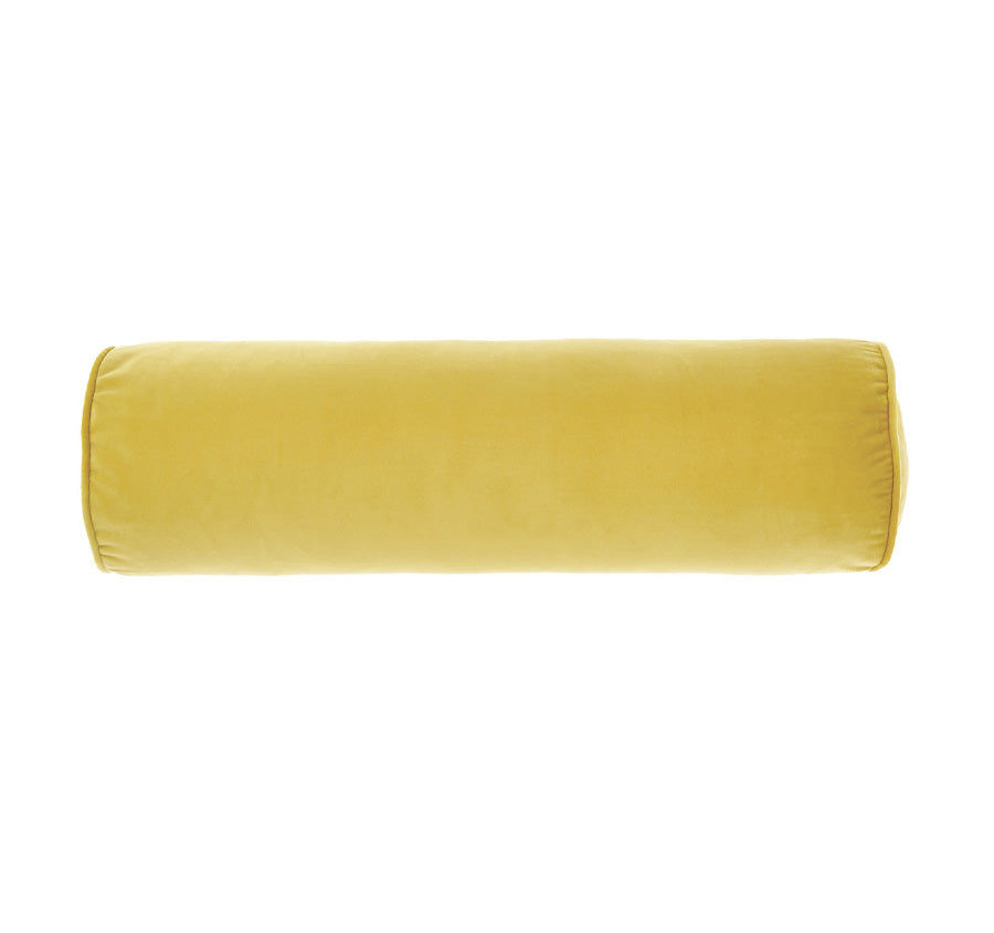 Mustard top bolster cushion