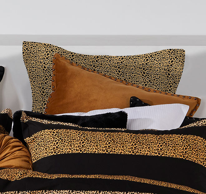 Leopard print best sale european pillowcase