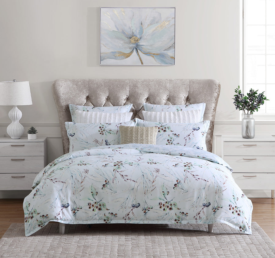 Banks Quilt Cover Set Range Eucalyptus – Manchester Warehouse