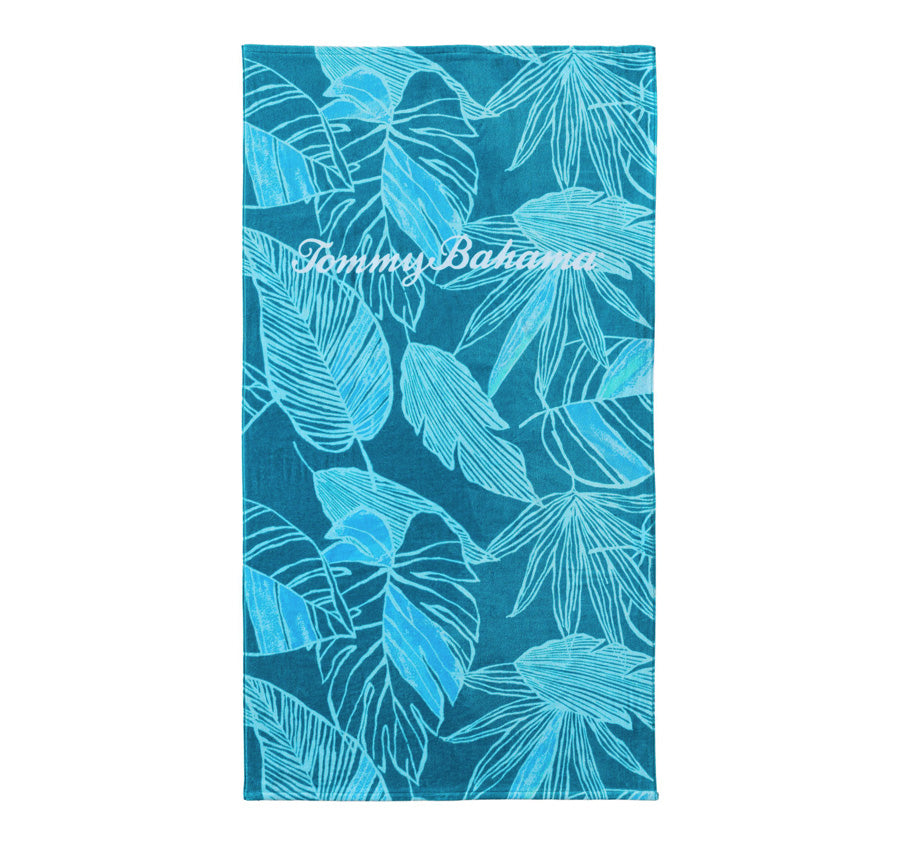 Monstera 91x172cm Beach Towel Teal – Manchester Warehouse